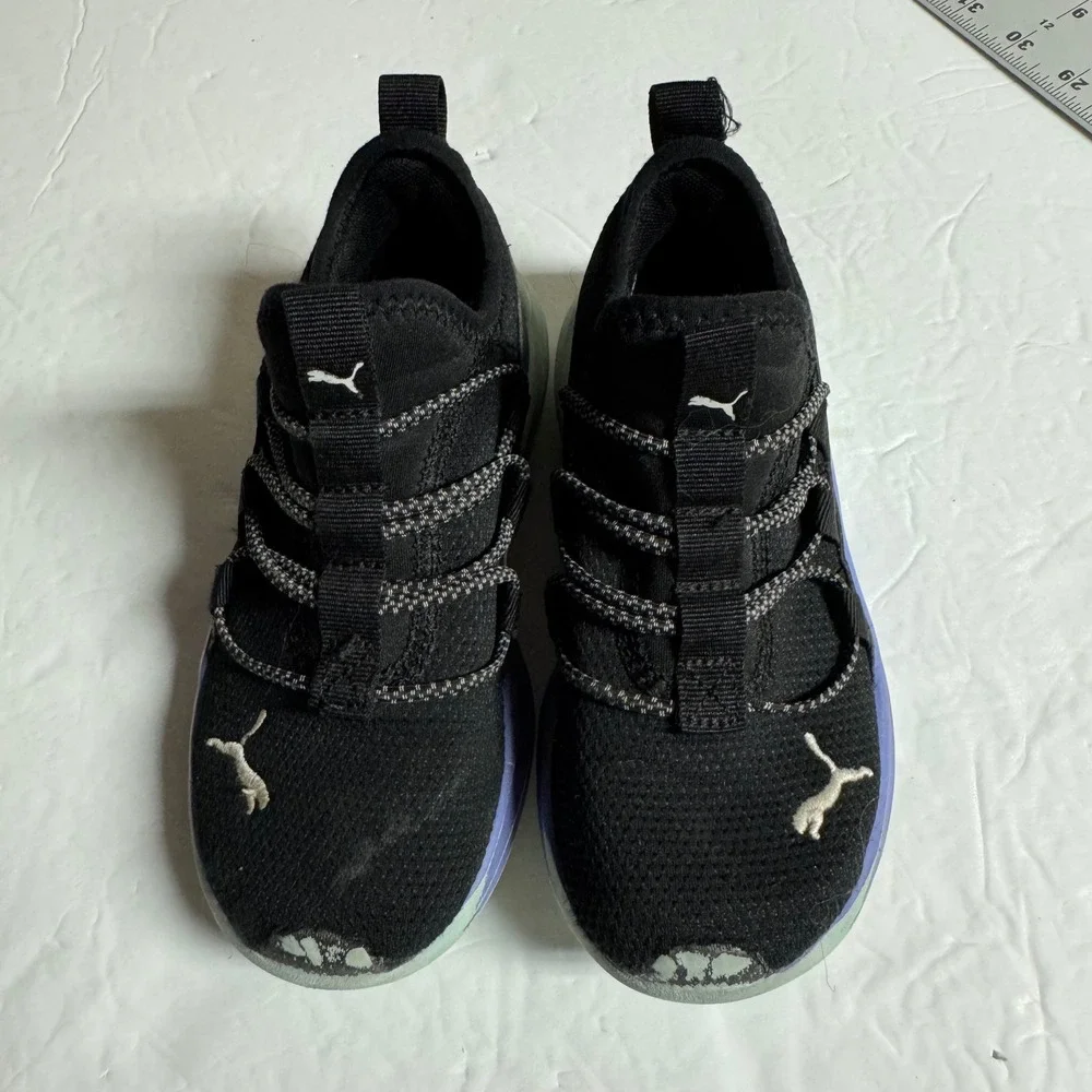 PUMA Kids Black Running Shoes Size 12C Sneakers‎ Athletic Comfort